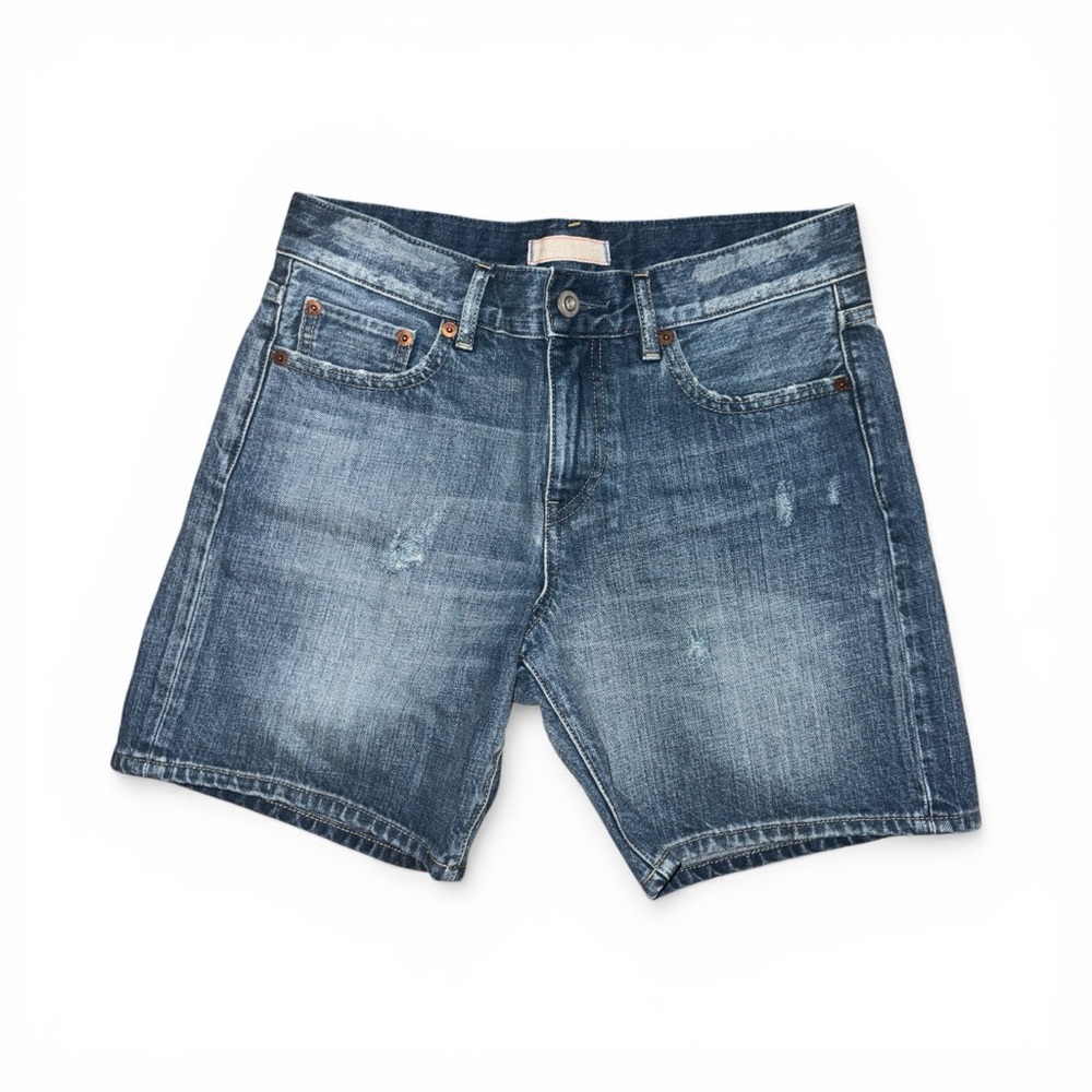 Uniqlo Distressed Casual Denim Shorts Women’s Size 25 Summer Beach Ready Jeans - Picture 1 of 6
